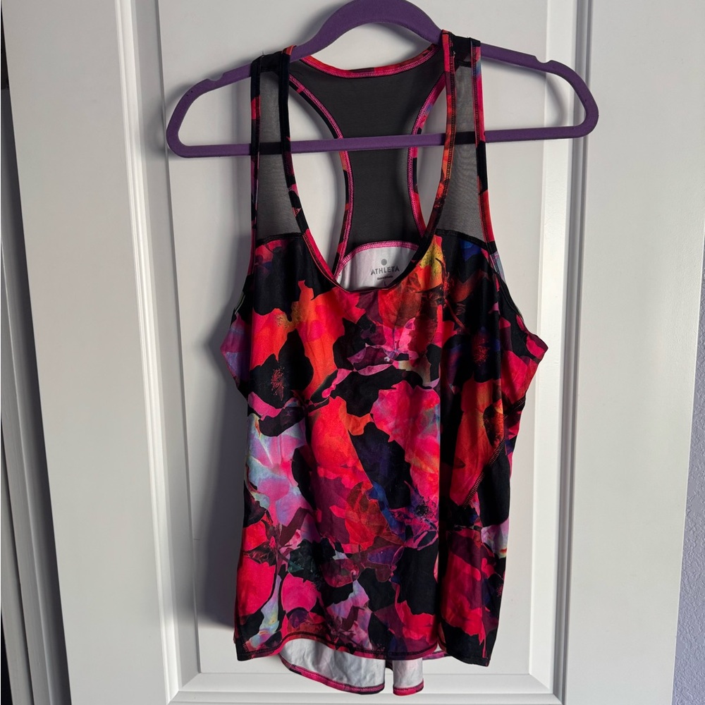 ATHLETA, Mystique, soft, part mesh, like new